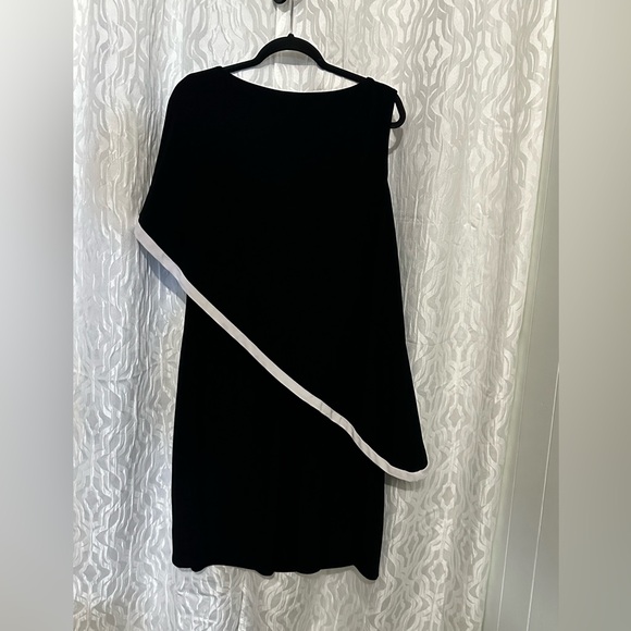 Ralph Lauren black Size 16 high low covering, white lining front to back - Picture 3 of 10